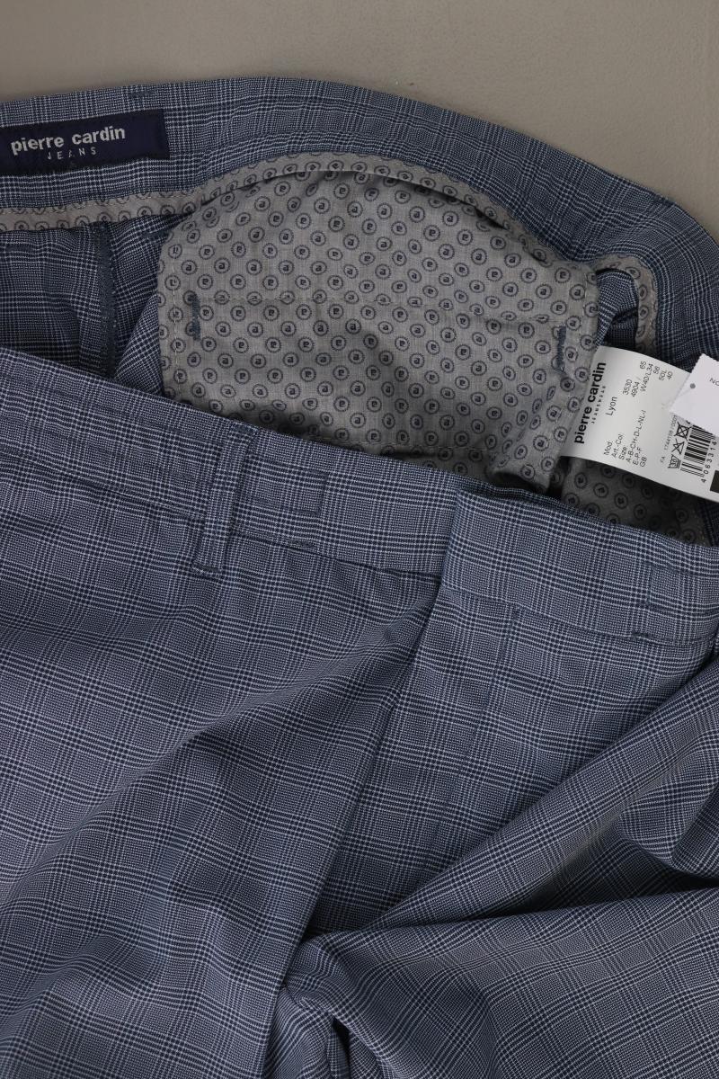 Pierre Cardin Stoffhose für Herren Gr. W40/L34 blau aus Polyester