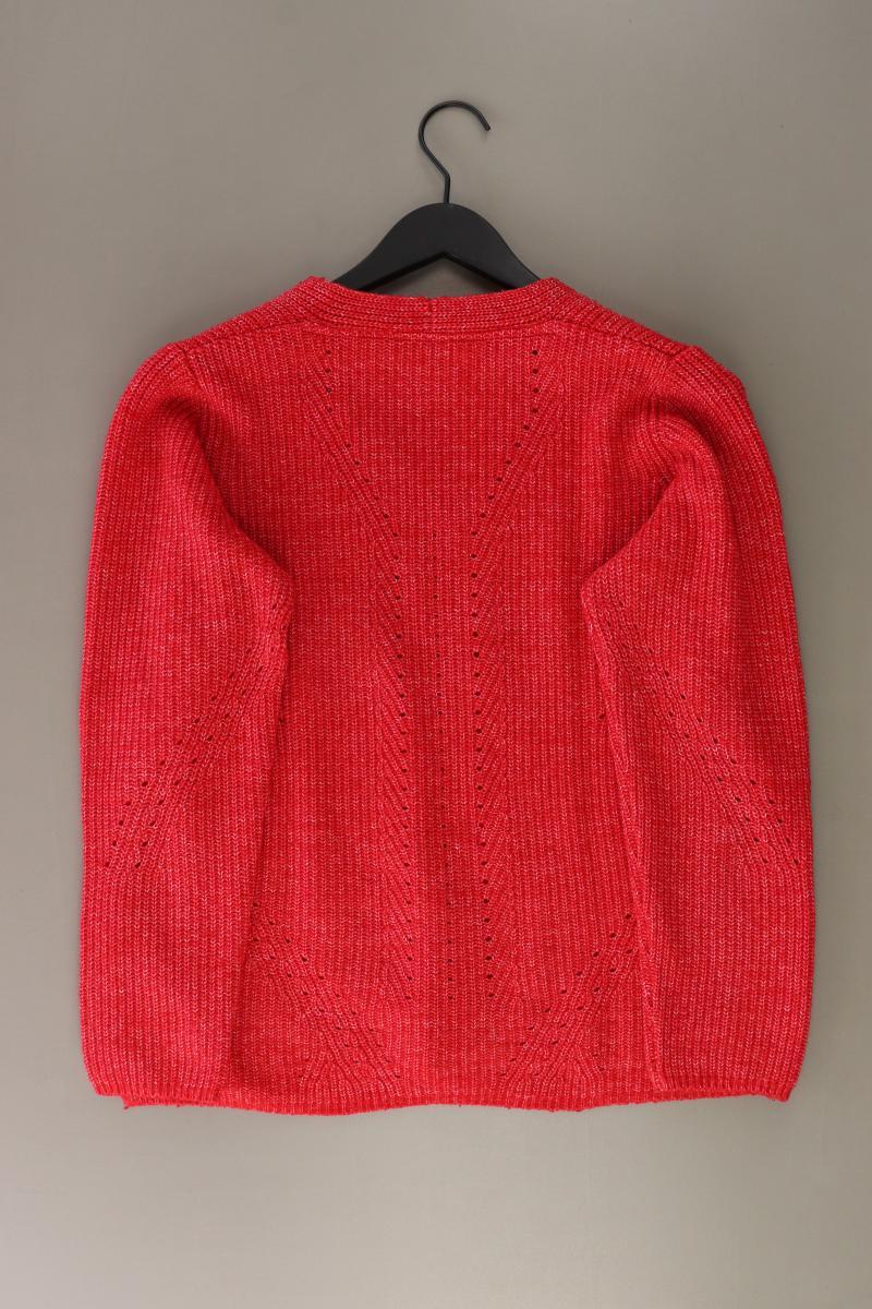 s.Oliver Grobstrickpullover Gr. 42 rot aus Polyester