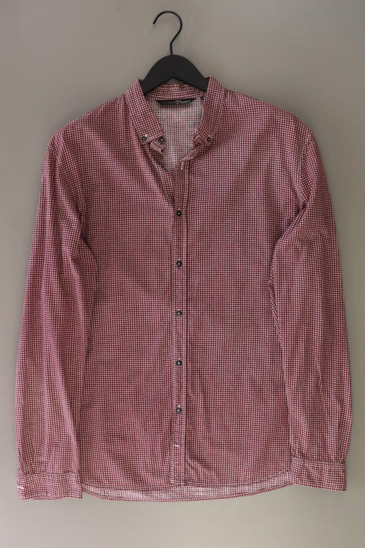 Tom Tailor (Denim) Langarmhemd für Herren Gr. XL rot aus Baumwolle