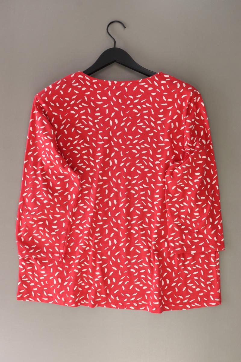 Steilmann Printshirt Gr. XXL 3/4 Ärmel rot aus Baumwolle