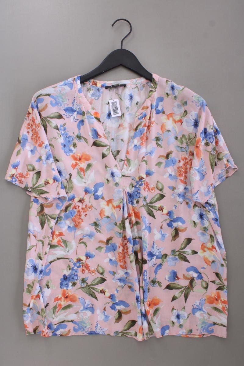 Esprit Kurzarmbluse Gr. 44 mit Blumenmuster neuwertig rosa