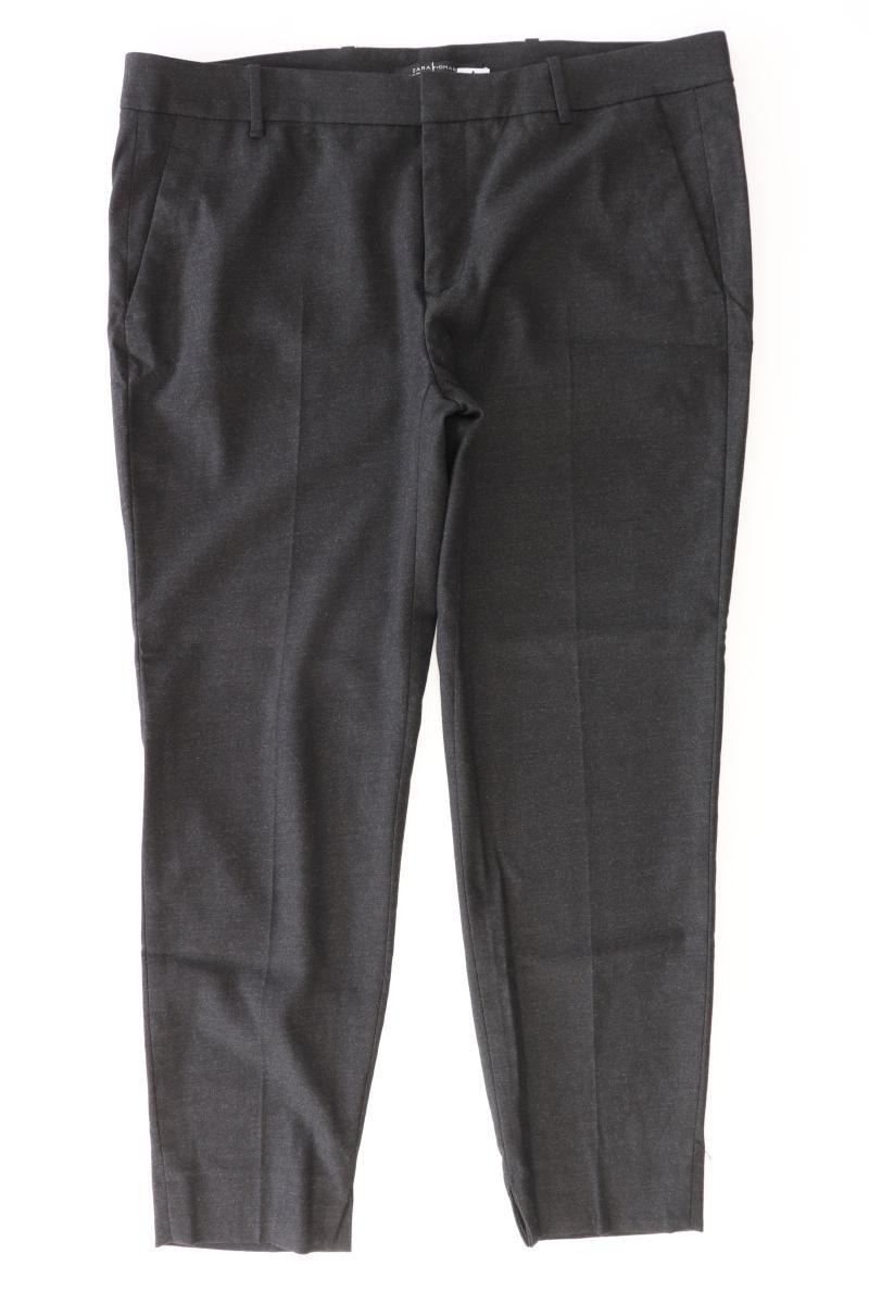 Zara Anzughose Gr. 42 grau aus Polyester