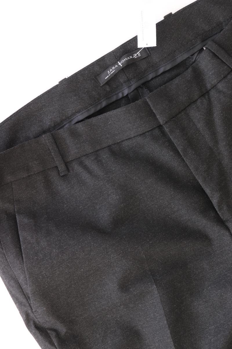 Zara Anzughose Gr. 42 grau aus Polyester