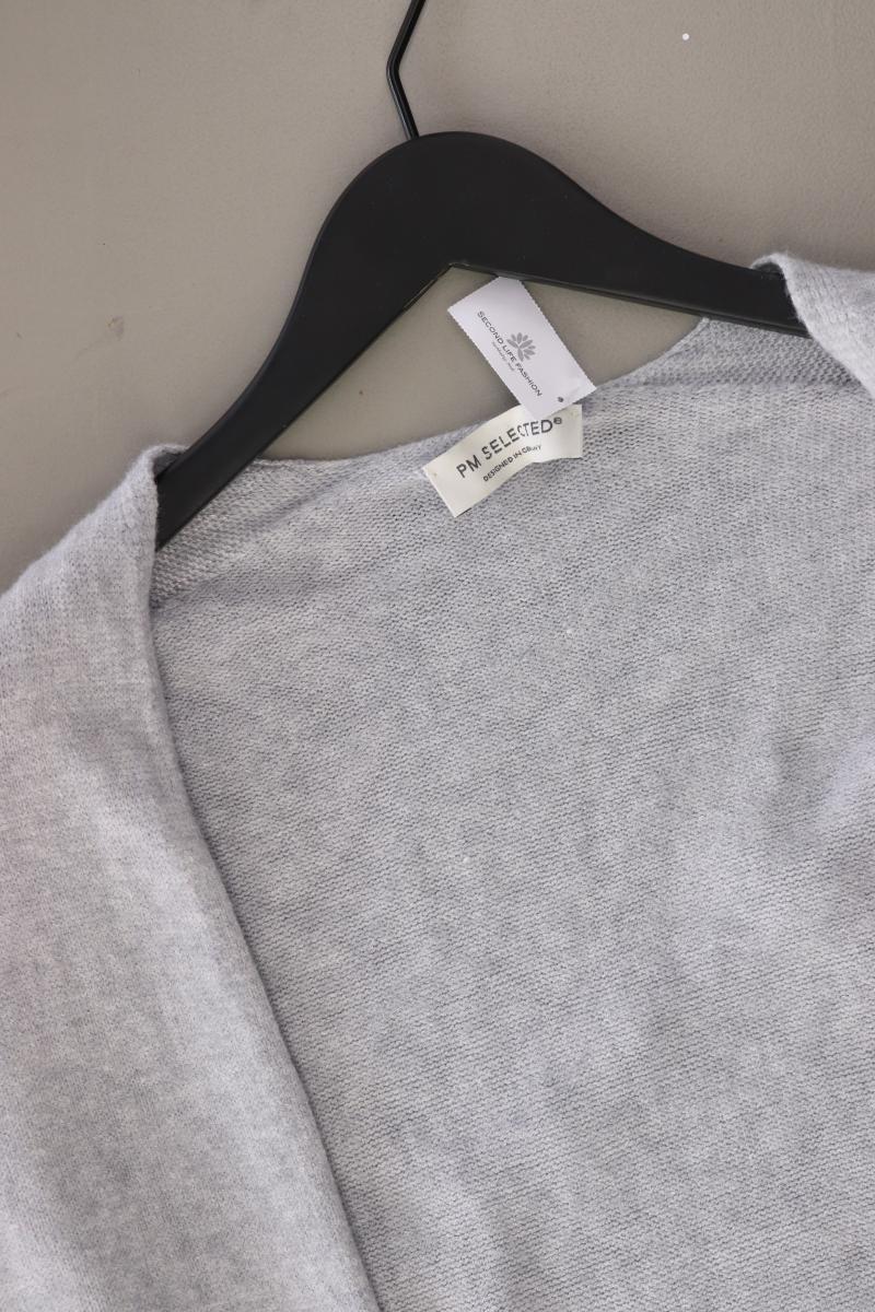 PM SELECTED Strickjacke Gr. L neuwertig Langarm grau