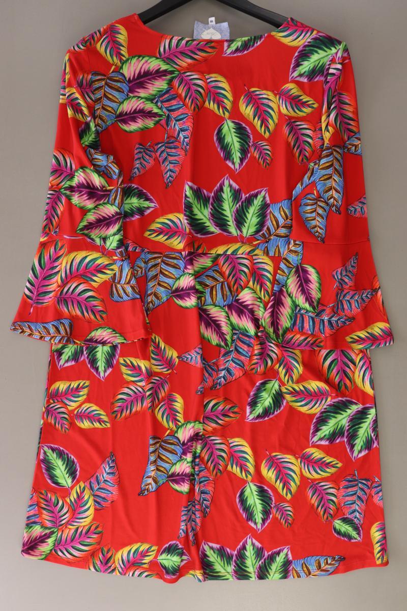 Anni For Friends Jerseykleid Gr. 44 3/4 Ärmel rot aus Polyester