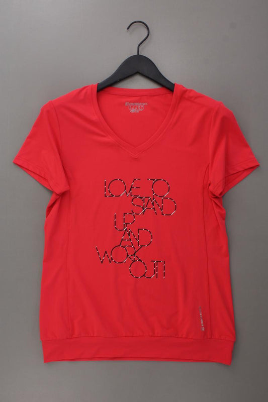 Energetics Sportshirt Gr. 42 neuwertig Kurzarm rot aus Polyester