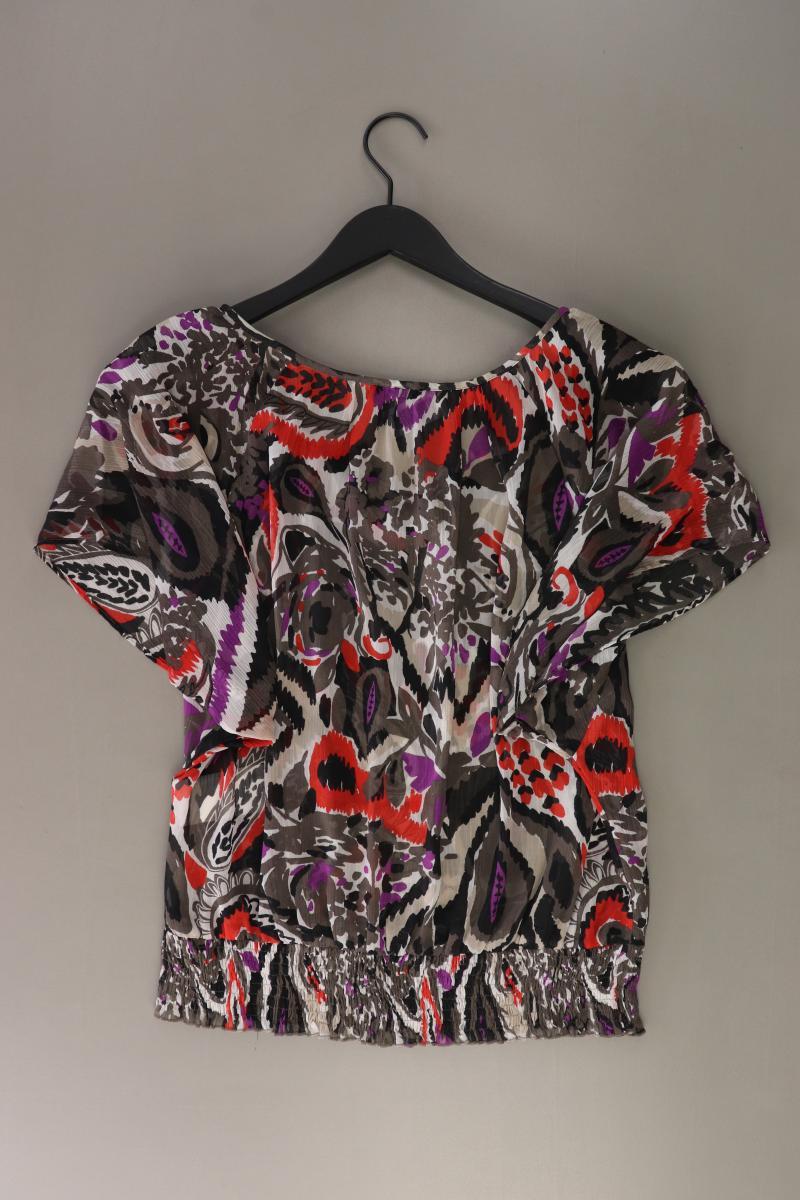 Gerry Weber Kurzarmbluse Gr. 40 mehrfarbig aus Polyester