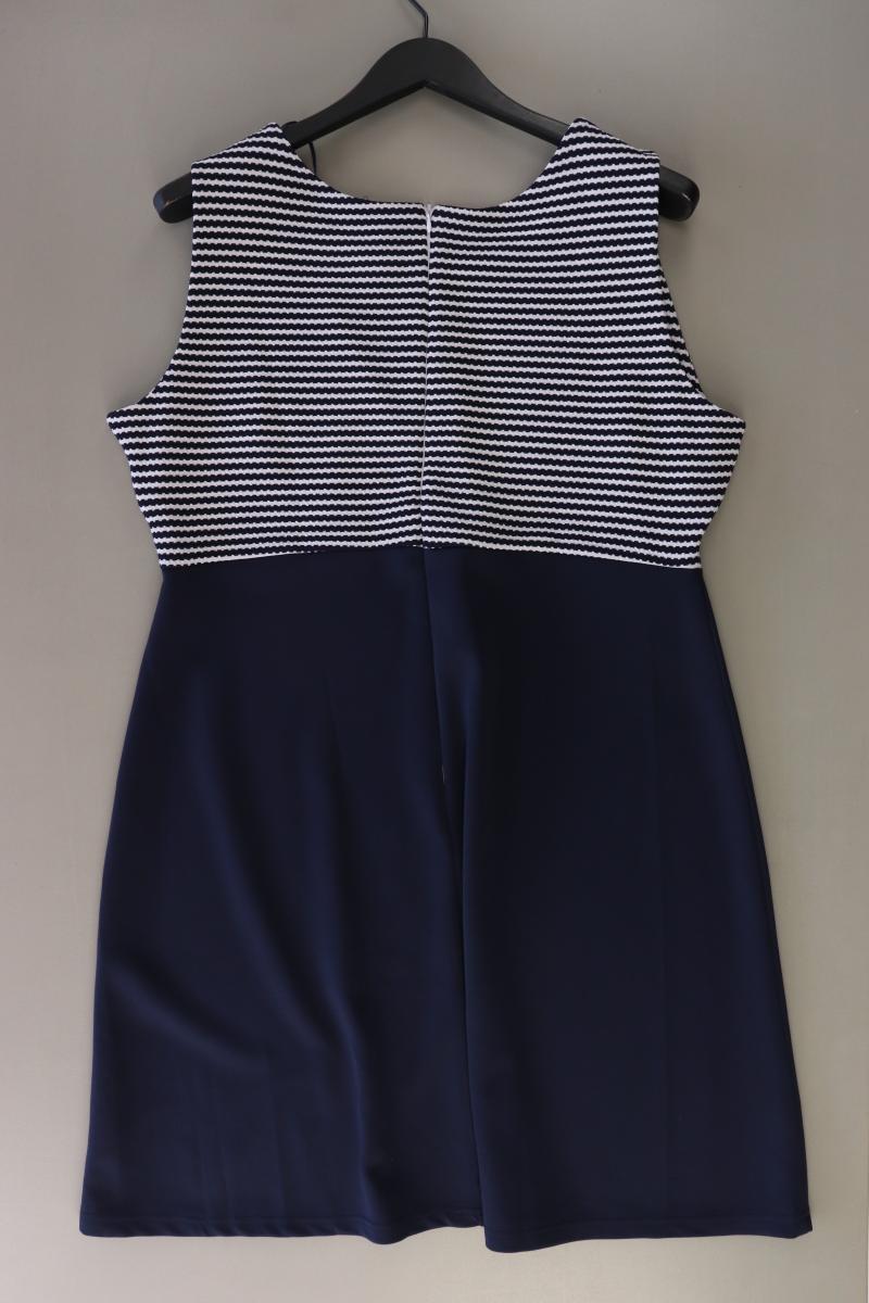Via Cortesa Midikleid Gr. 46 gestreift Ärmellos blau aus Polyester