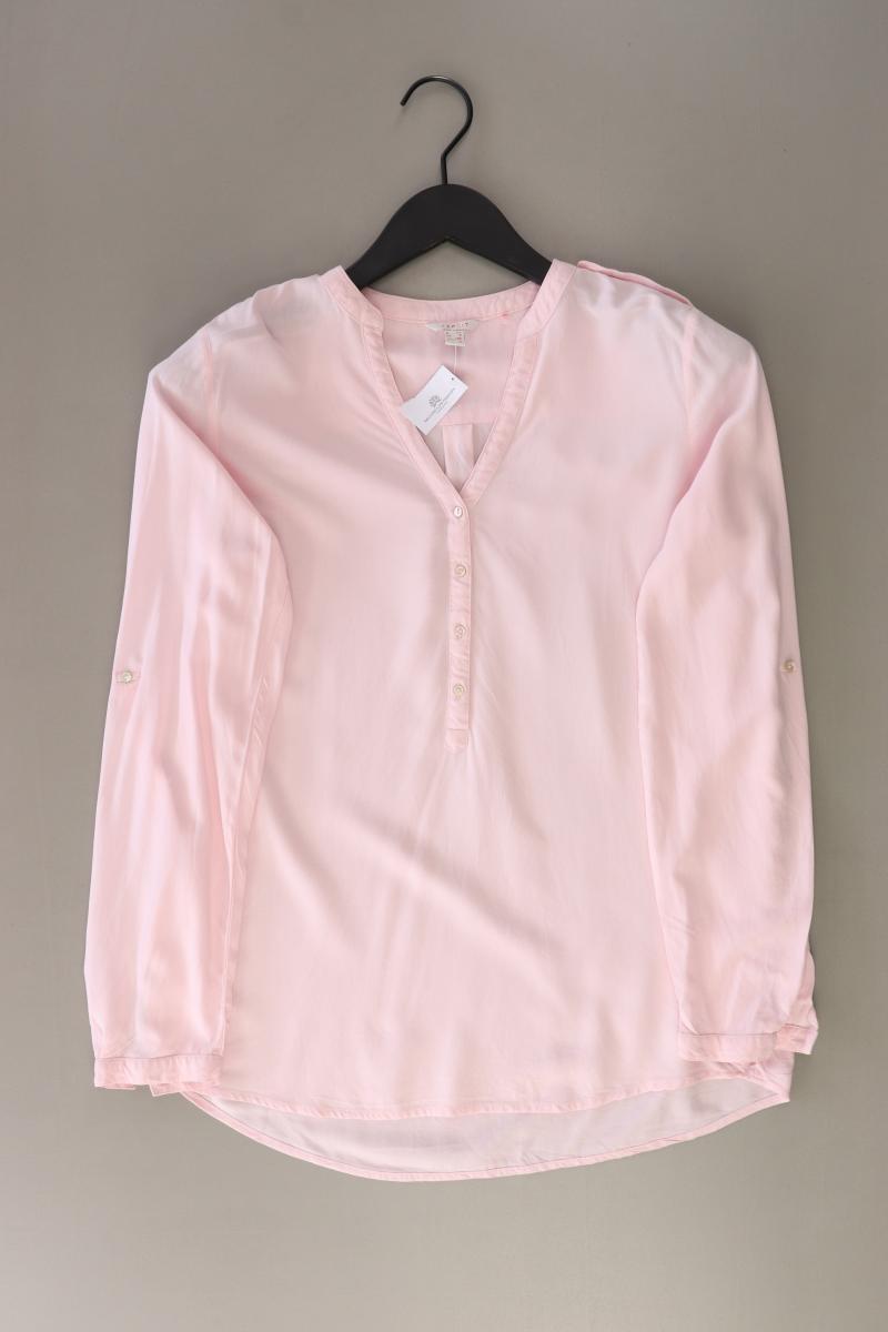 Esprit Langarmbluse Gr. 34 rosa aus Viskose
