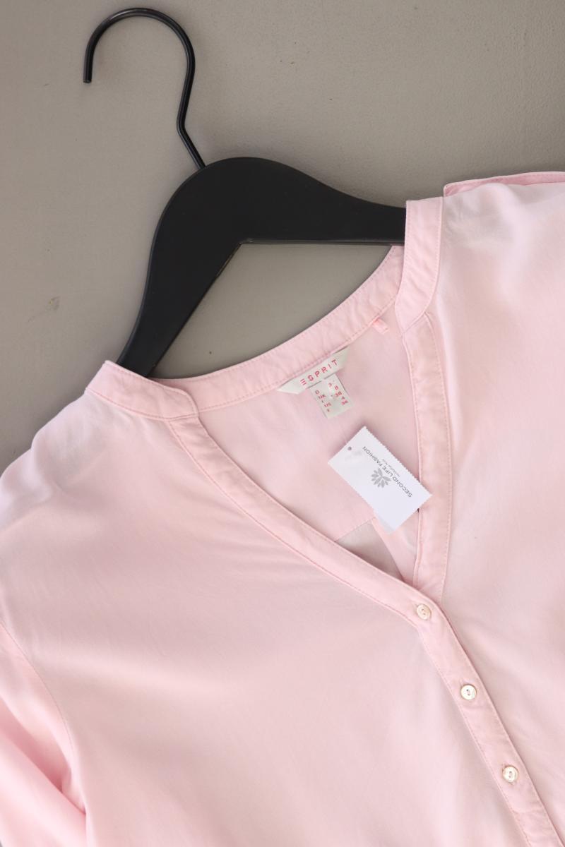Esprit Langarmbluse Gr. 34 rosa aus Viskose
