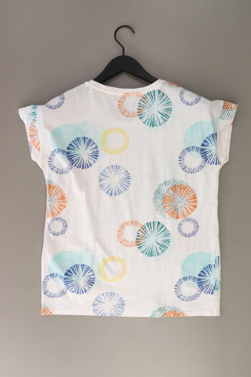 Esprit Printshirt Gr. XS Kurzarm weiß aus Baumwolle