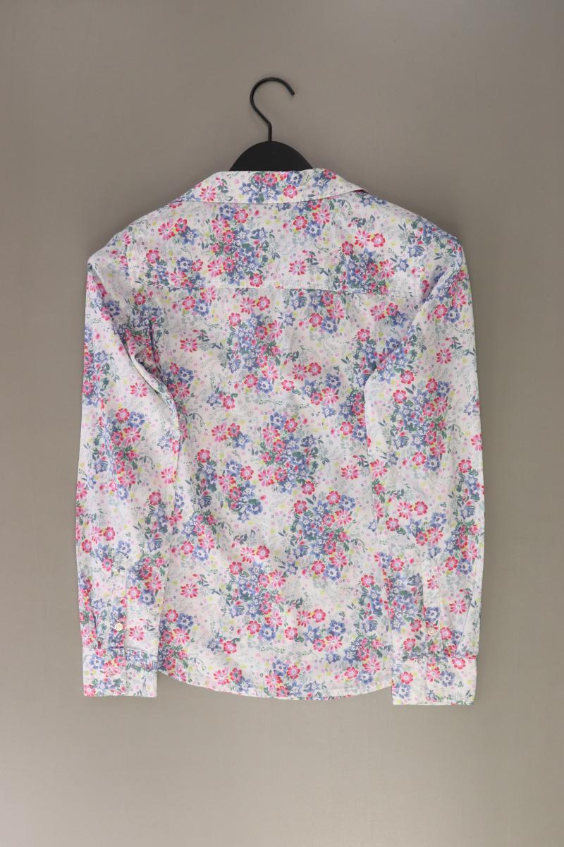 Benetton Langarmbluse Gr. XS mit Blumenmuster mehrfarbig aus Baumwolle