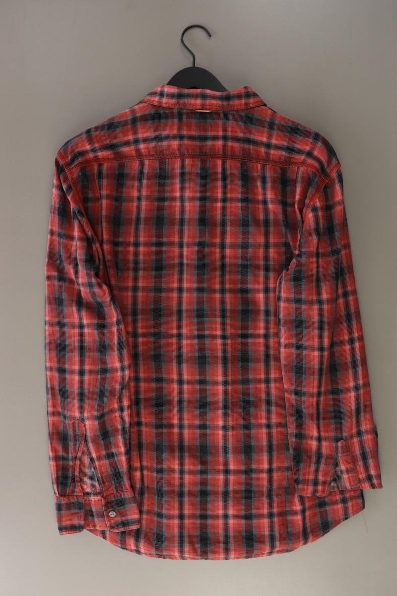 BOSS by Hugo Boss Karohemd für Herren Gr. XXL kariert Langarm rot aus Baumwolle