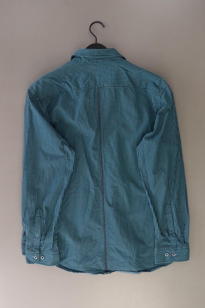 Engbers Langarmhemd für Herren Gr. XXL blau aus Baumwolle