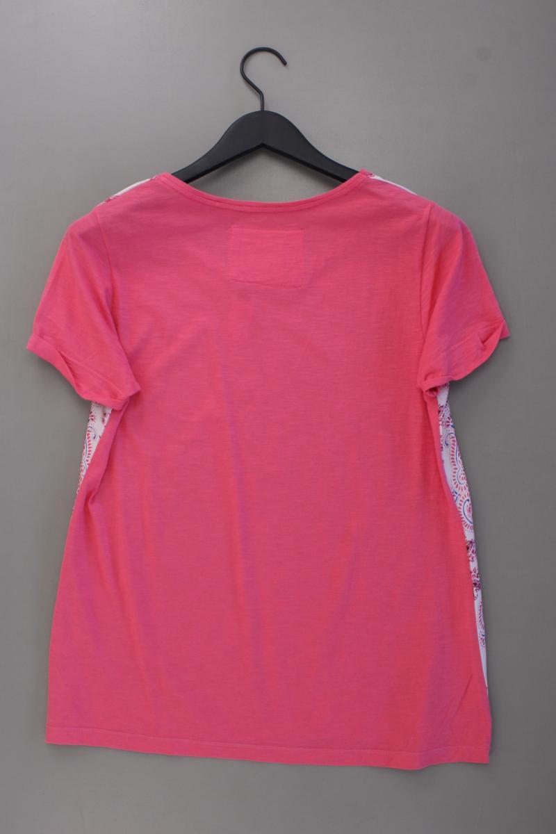 Sure Kurzarmbluse Gr. L mit Blumenmuster pink aus Baumwolle