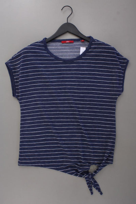 s.Oliver Ringelshirt Gr. 34 gestreift Kurzarm blau aus Modal
