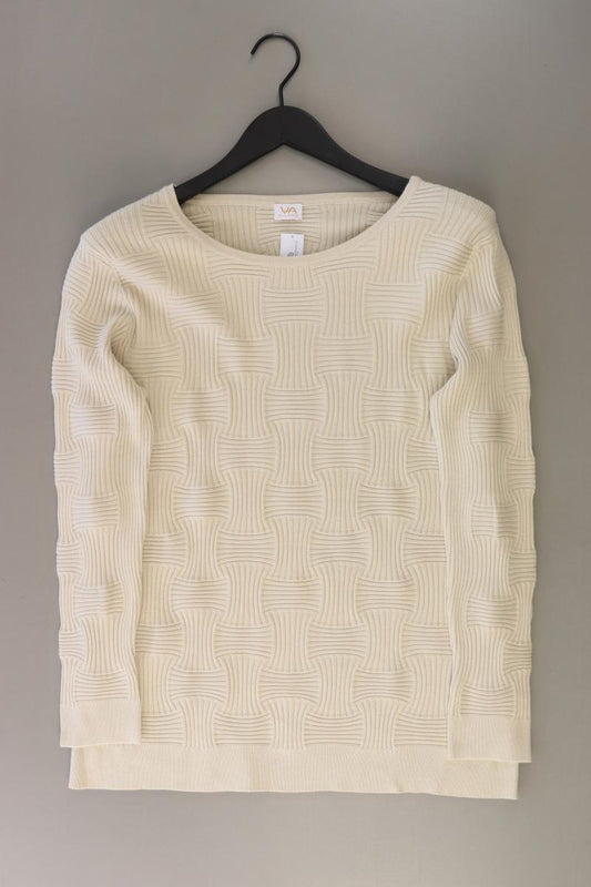 VA Milano Feinstrickpullover Gr. 44 creme aus Viskose