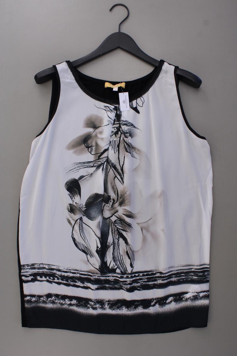Biba Ärmellose Bluse Gr. 42 schwarz aus Viskose