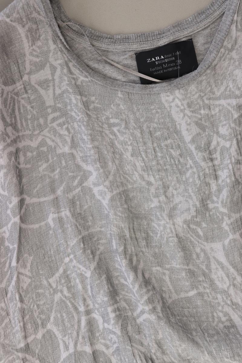 Zara T-Shirt Gr. M Kurzarm grau