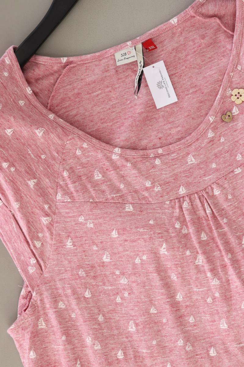 Ragwear Kurzarmkleid Gr. XXL rosa aus Baumwolle