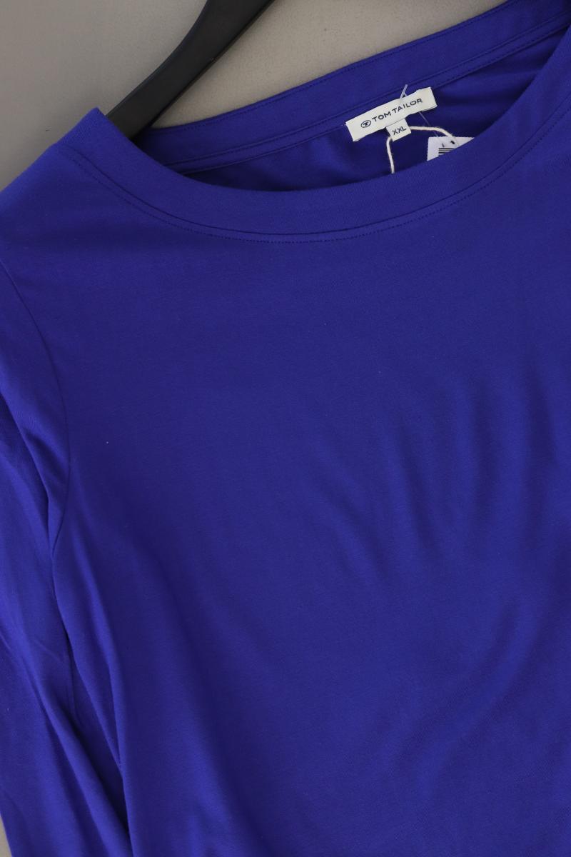 Tom Tailor Longsleeve-Shirt für Herren Gr. XXL neuwertig Langarm blau