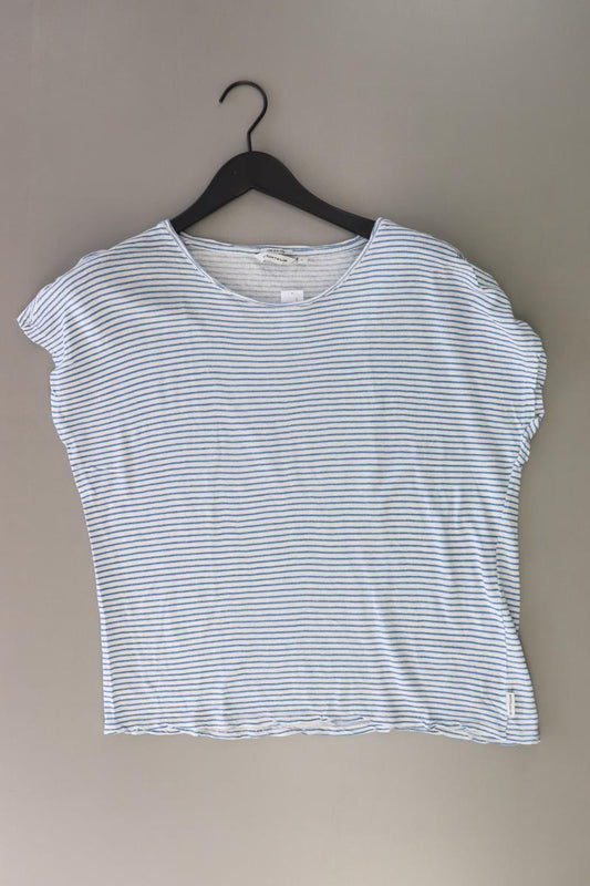 Tom Tailor Ringelshirt Gr. L gestreift Kurzarm weiß aus Baumwolle