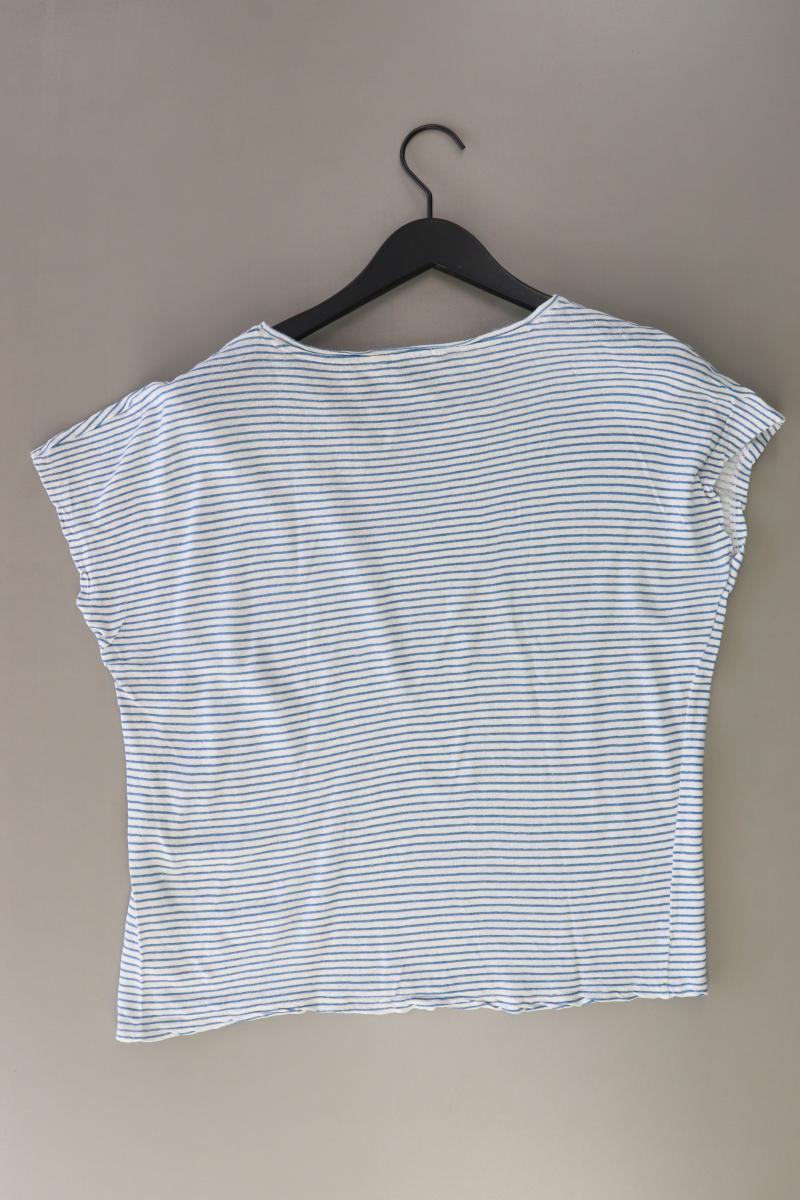 Tom Tailor Ringelshirt Gr. L gestreift Kurzarm weiß aus Baumwolle