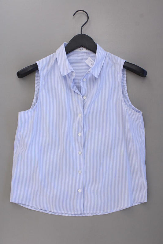 Mango Ärmellose Bluse Gr. S gestreift neuwertig blau