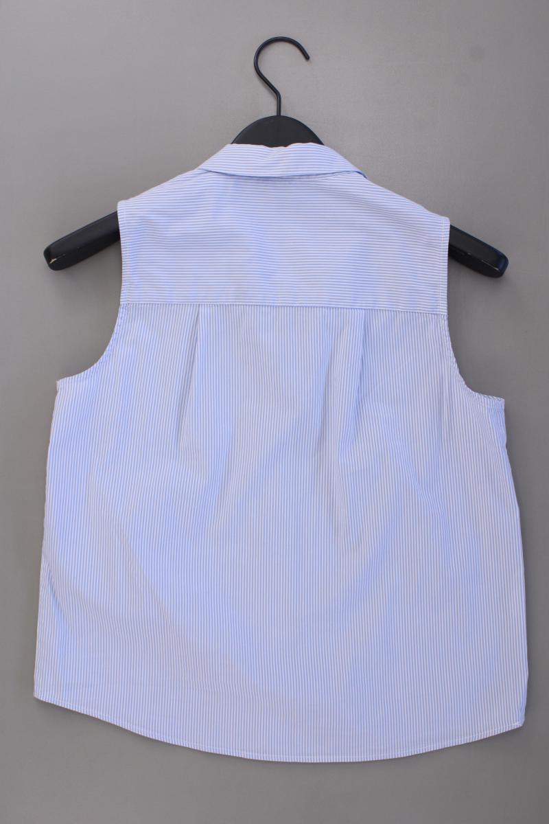 Mango Ärmellose Bluse Gr. S gestreift neuwertig blau