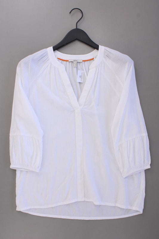 Esprit Oversize-Bluse Gr. 36 3/4 Ärmel weiß