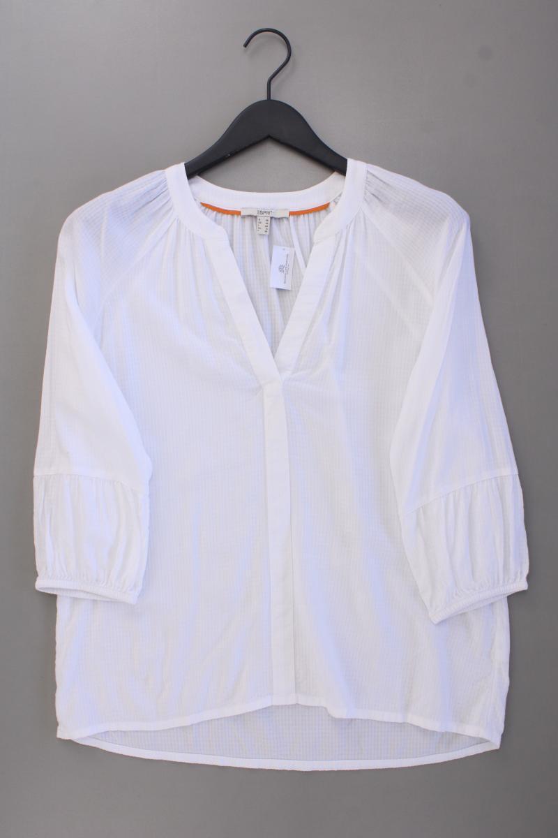 Esprit Oversize-Bluse Gr. 36 3/4 Ärmel weiß
