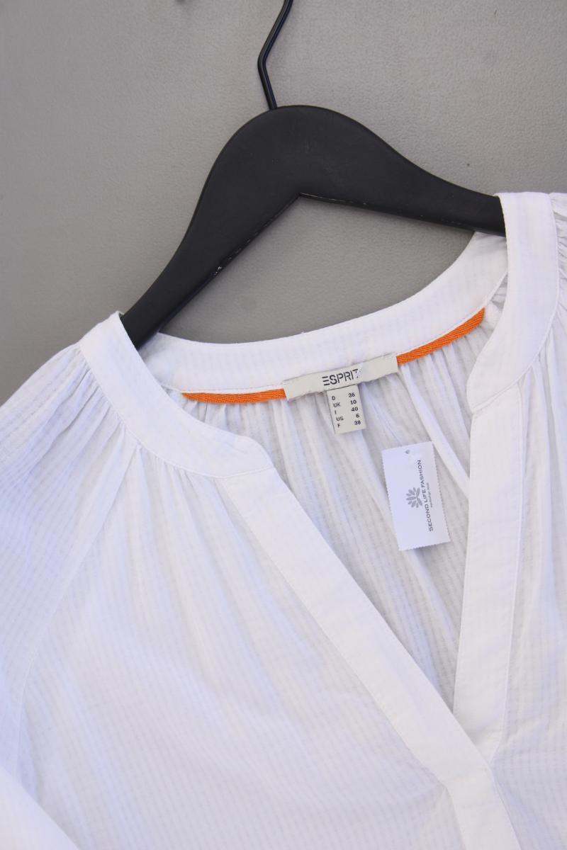 Esprit Oversize-Bluse Gr. 36 3/4 Ärmel weiß