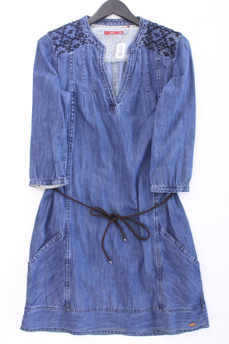 edc by Esprit Jeanskleid Gr. 42 3/4 Ärmel blau