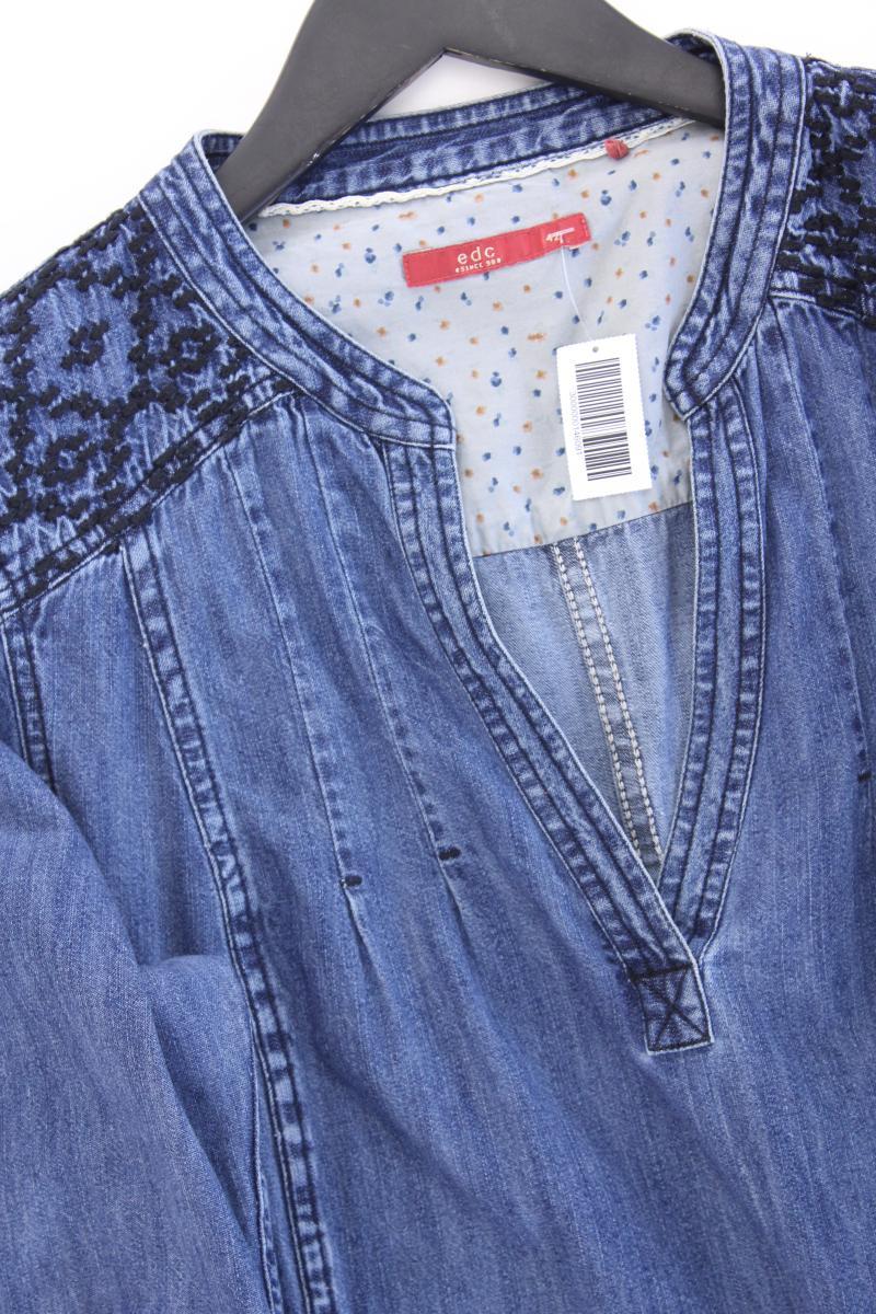 edc by Esprit Jeanskleid Gr. 42 3/4 Ärmel blau