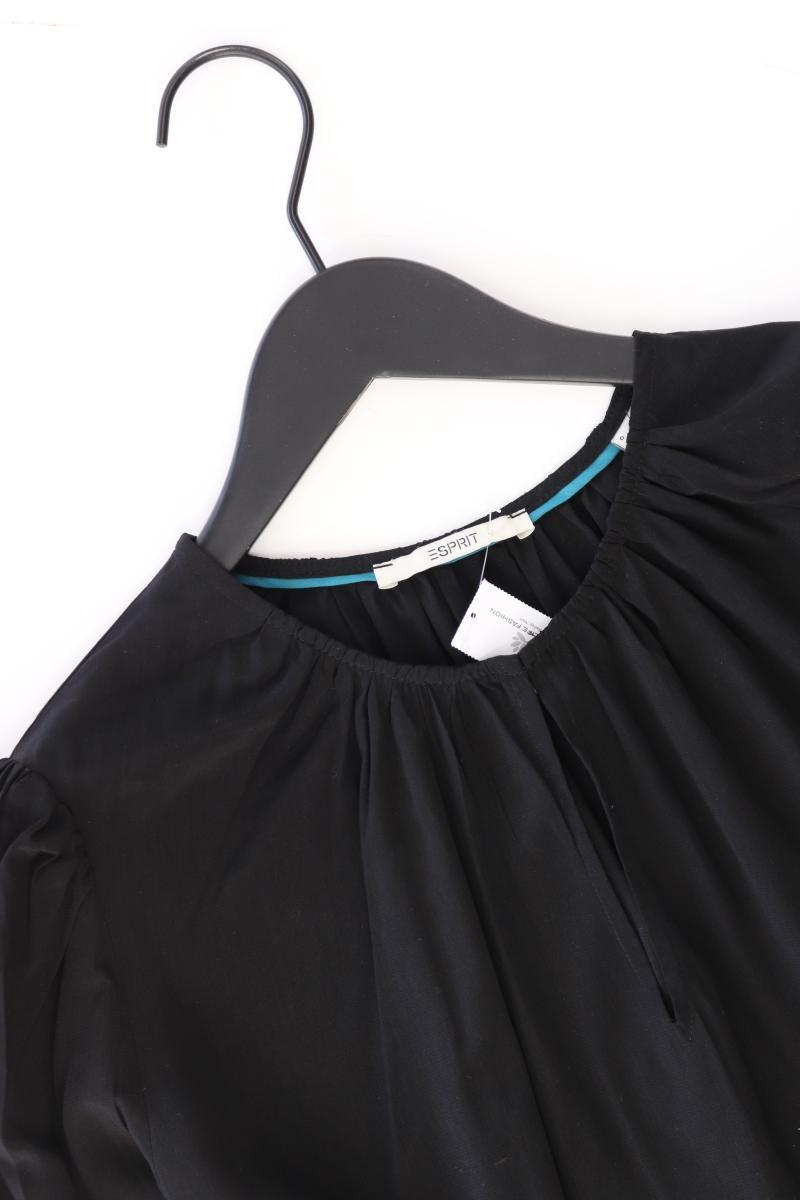 Esprit Langarmbluse Gr. L schwarz aus Viskose