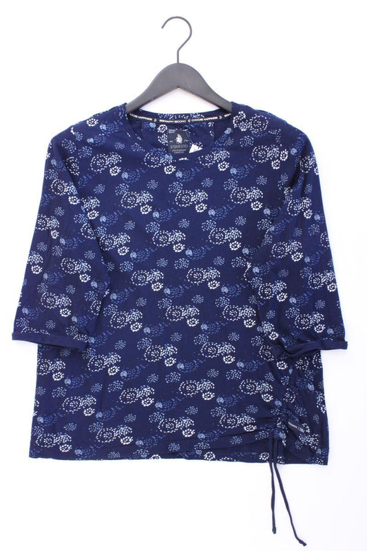 s'questo Printshirt Gr. 42 3/4 Ärmel blau aus Baumwolle
