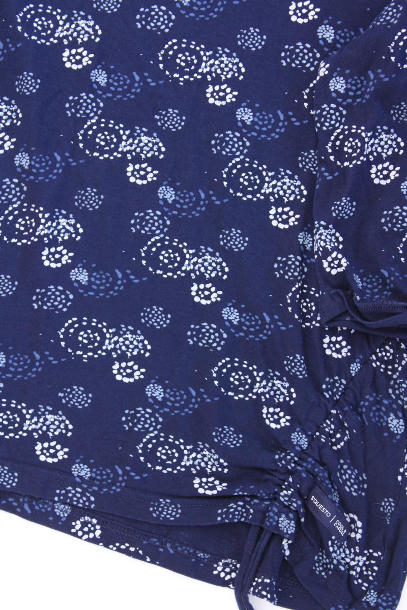 s'questo Printshirt Gr. 42 3/4 Ärmel blau aus Baumwolle