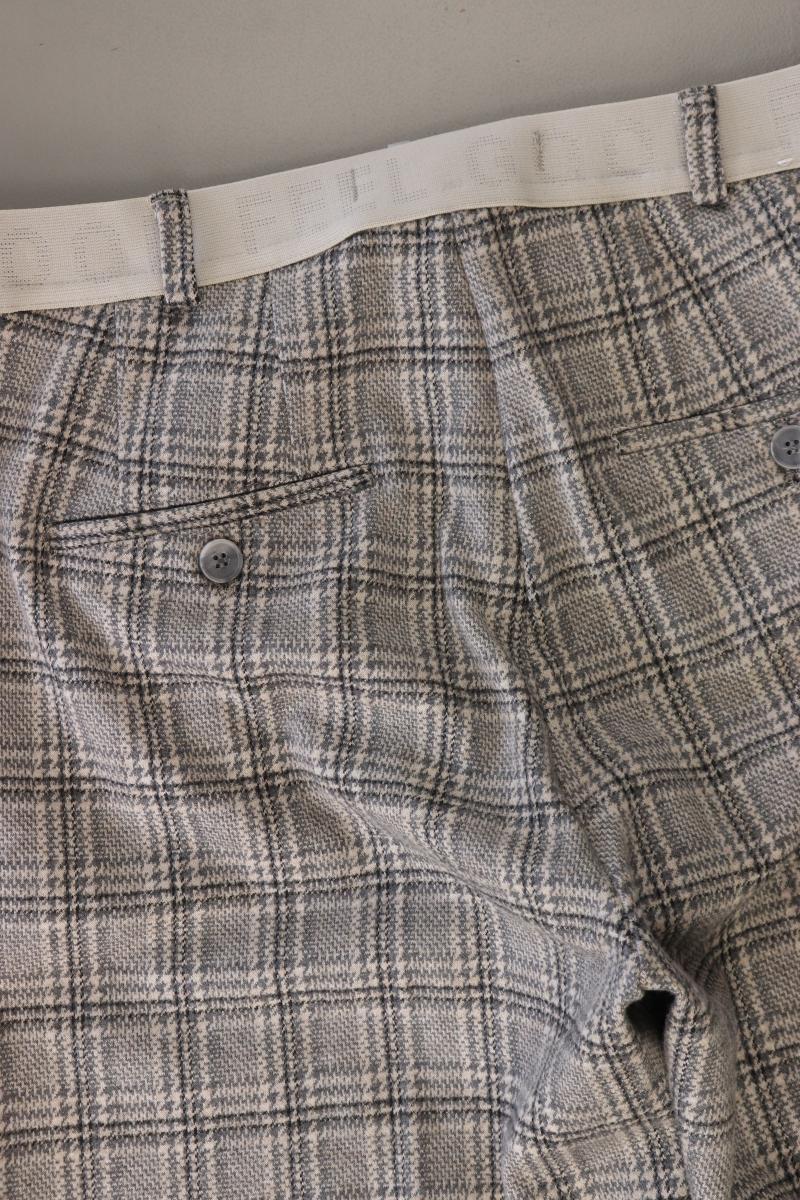 Brax Hose Gr. 40 kariert creme aus Polyester