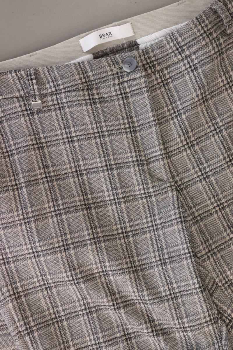 Brax Hose Gr. 40 kariert creme aus Polyester