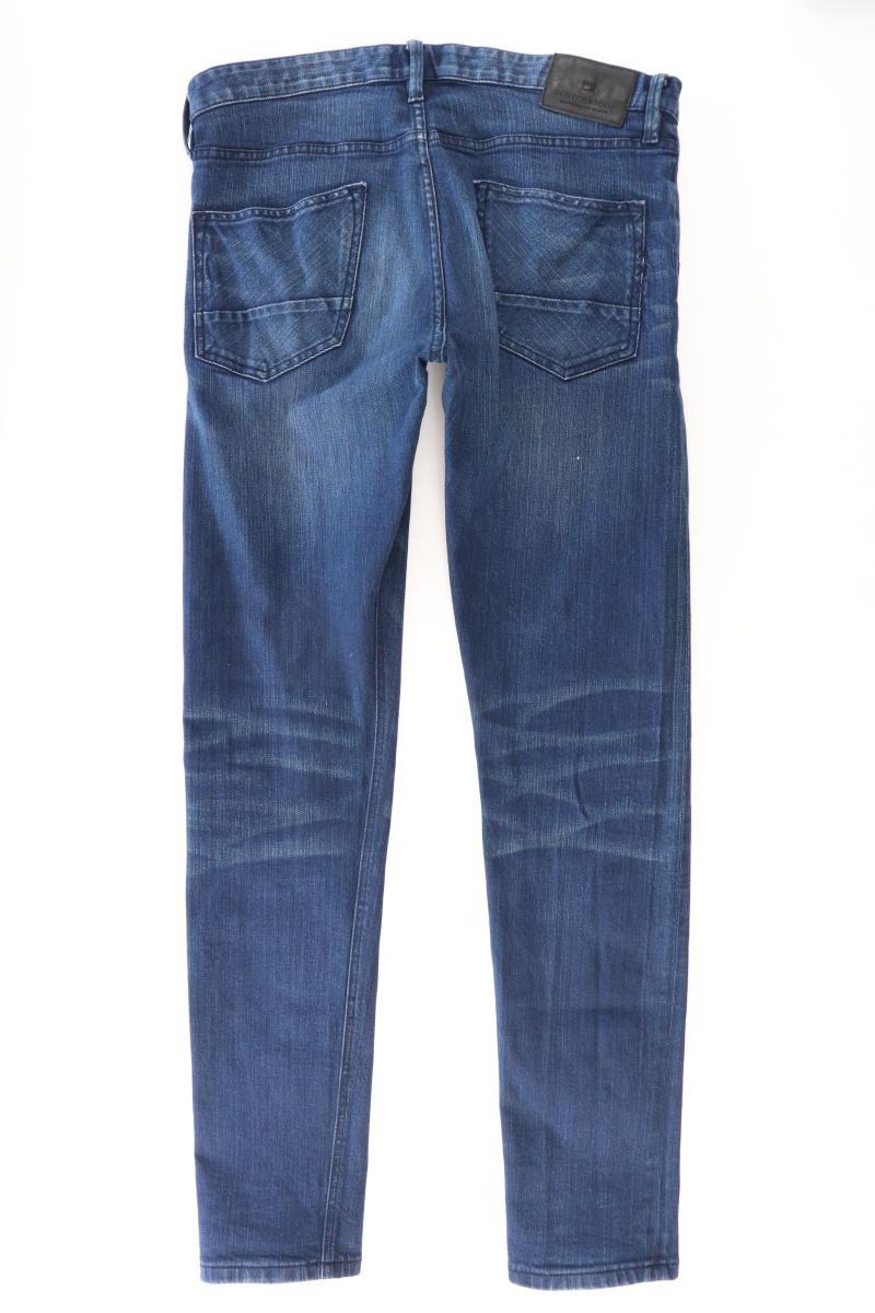Scotch & Soda Straight Jeans für Herren Gr. W33/L34 blau aus Baumwolle