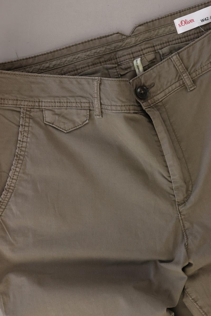 s.Oliver Chinohose Gr. 42/L32 olivgrün aus Baumwolle