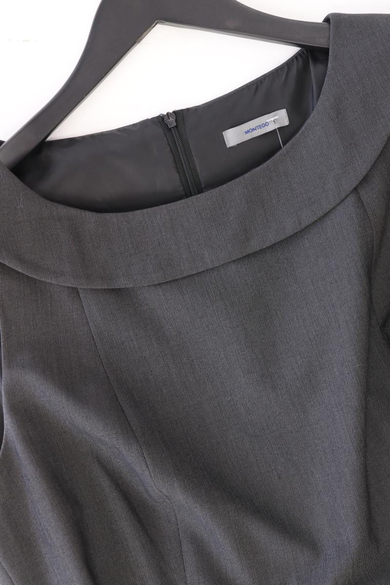 Montego Bleistiftkleid Gr. 44 Ärmellos grau aus Polyester