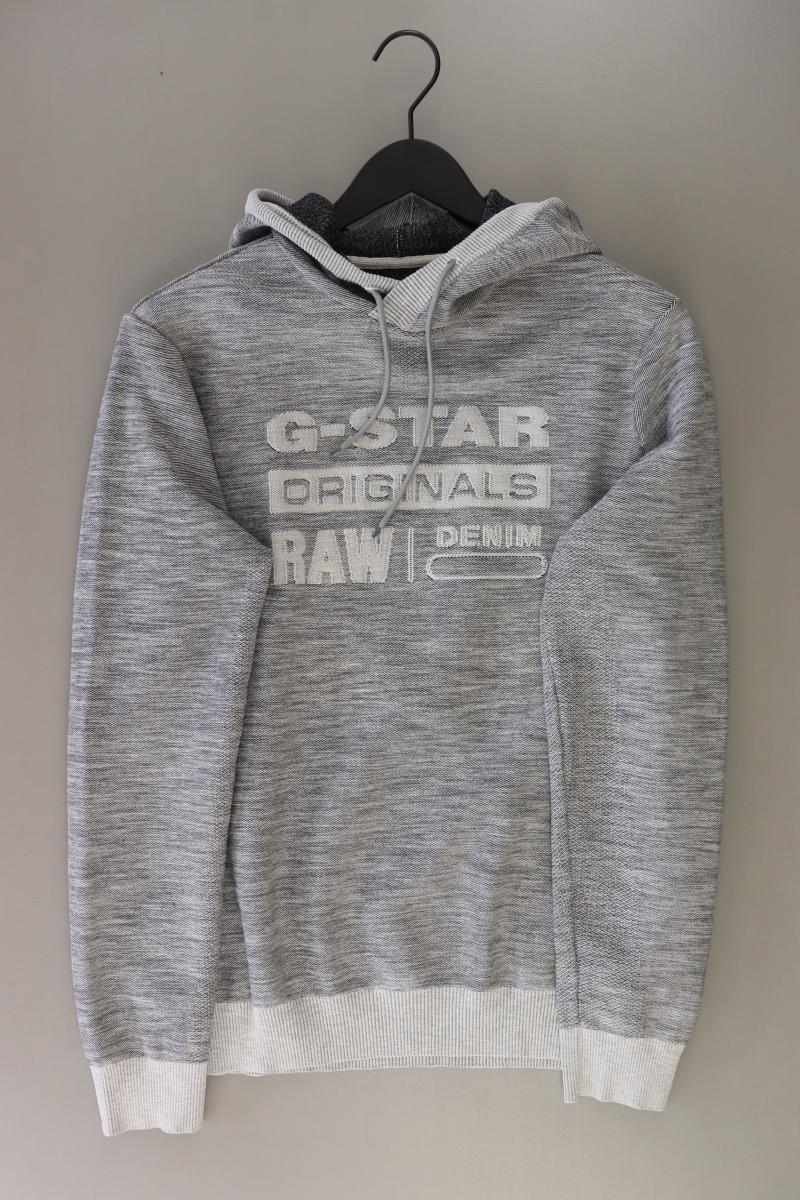 G-Star RAW Hoodie für Herren Gr. L grau aus Baumwolle