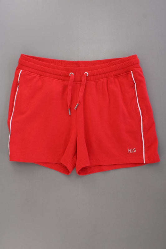 H.I.S. Sweatshorts Gr. 44/46 rot aus Baumwolle