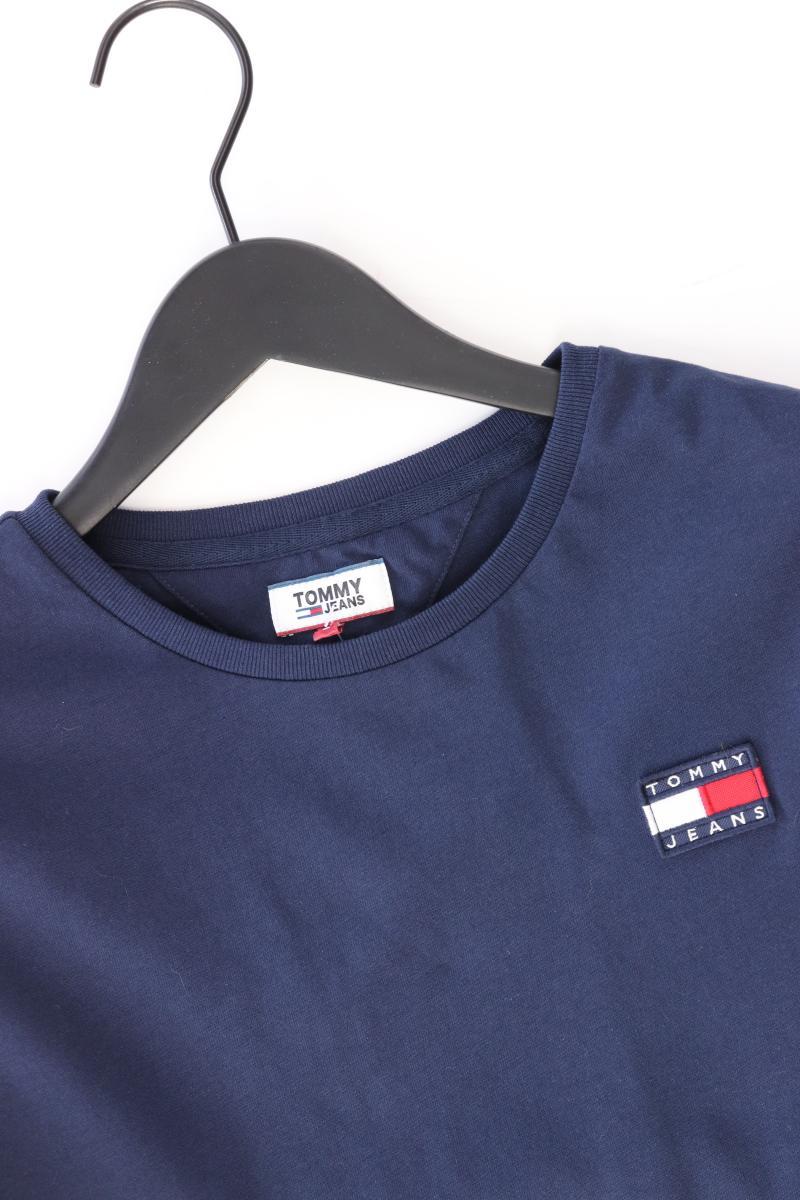 Tommy Jeans Longsleeve-Shirt Gr. L Langarm blau aus Baumwolle