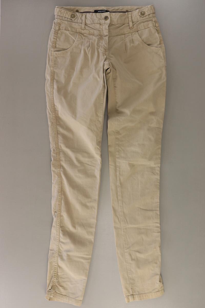 More&More Chinohose Gr. 34 braun aus Baumwolle
