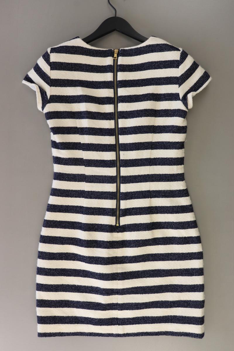 Esprit Bleistiftkleid Gr. 36 gestreift Kurzarm blau aus Baumwolle