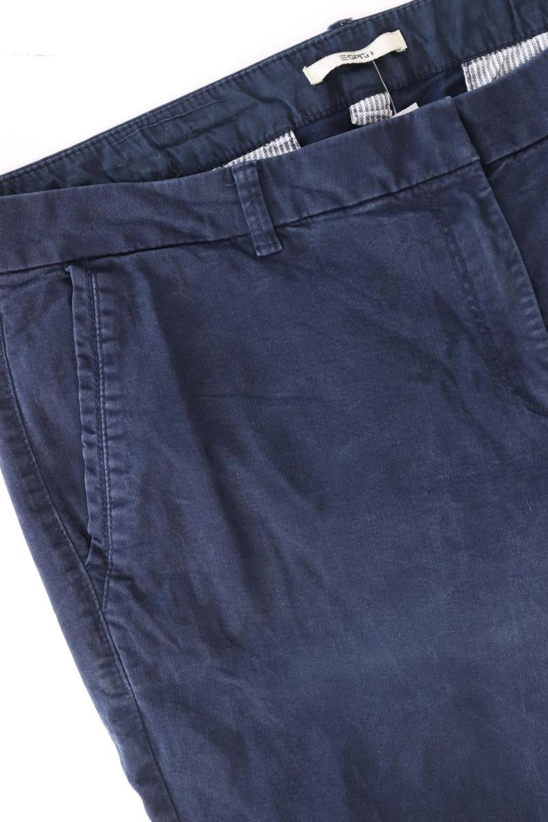 Esprit Hose Gr. 44/L32 blau aus Baumwolle