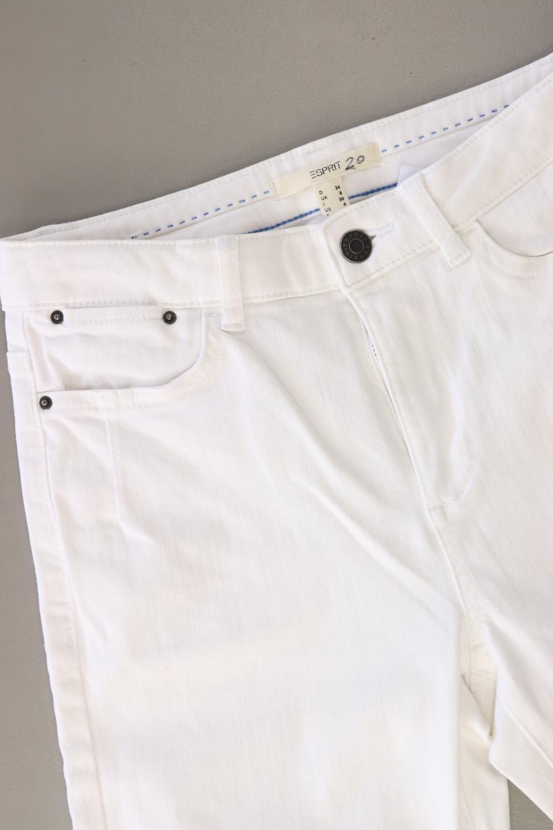 Esprit Skinny Jeans Gr. 34 weiß aus Baumwolle
