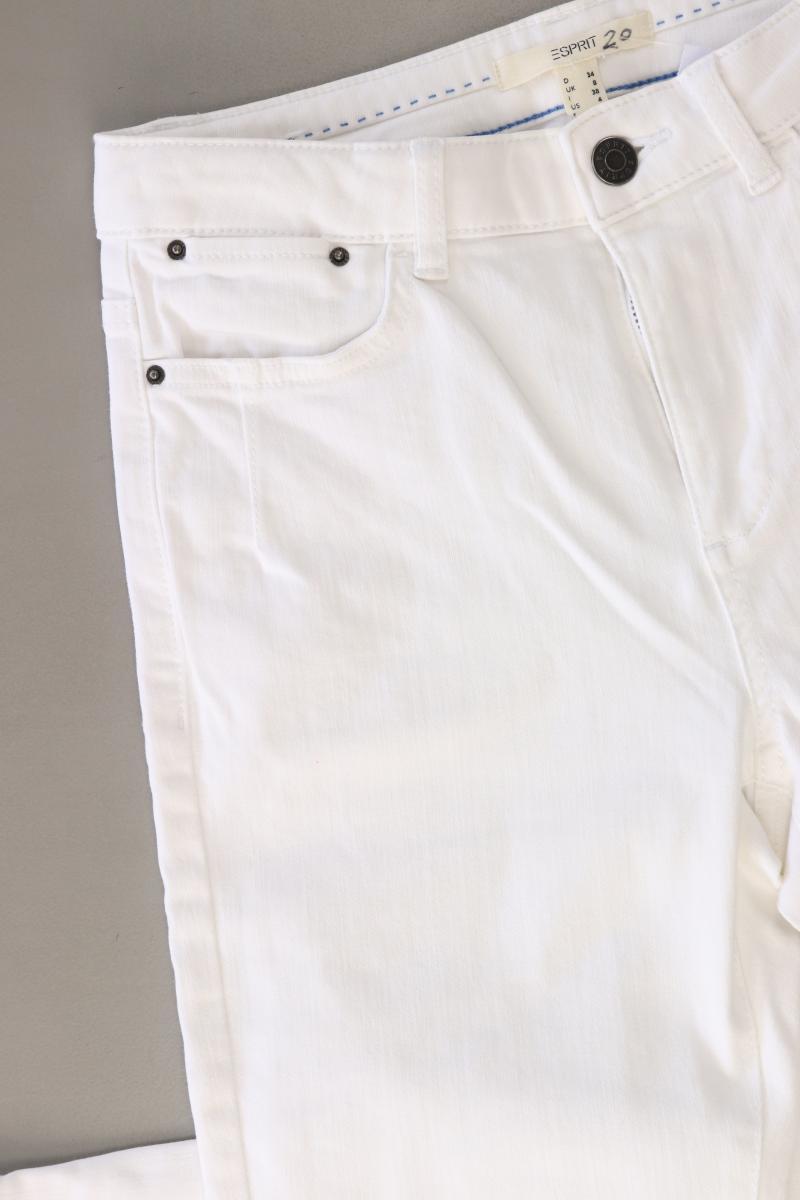 Esprit Skinny Jeans Gr. 34 weiß aus Baumwolle